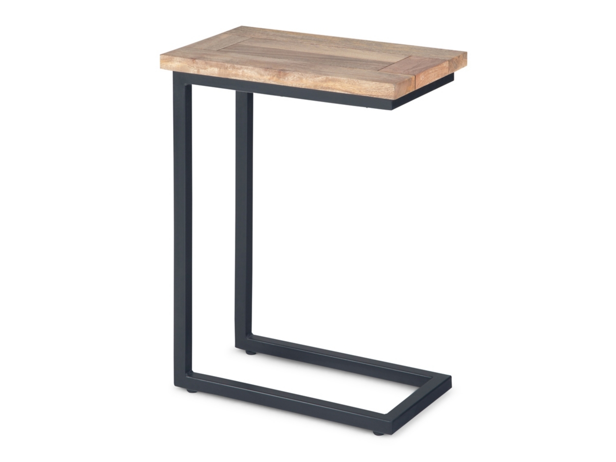 Simpli Home Skyler C Side Table, Natural, large