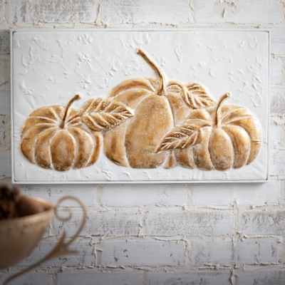 Sullivans Gilded Pumpkin Wall Art, , rollover