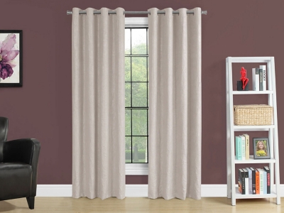 A600082560 Monarch Specialties Lorcan Curtain (Set of 2), Ivo sku A600082560