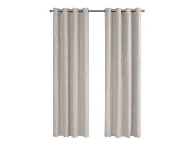 Monarch Specialties Leyton Curtain (Set of 2), Ivory, large