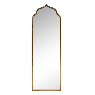 Feronia Oversized 59’’ Tall Arched Decorative Wall Mirror, Gold, large