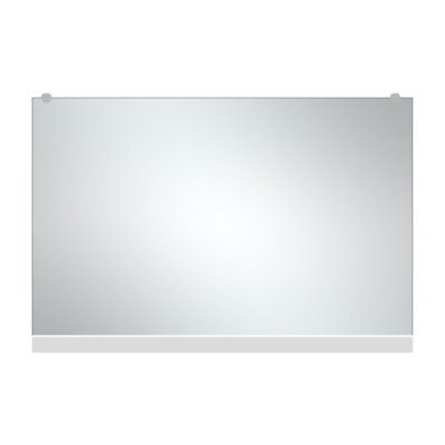 Feronia Rectangular Frameless Wall-Mounted Mirror, , large