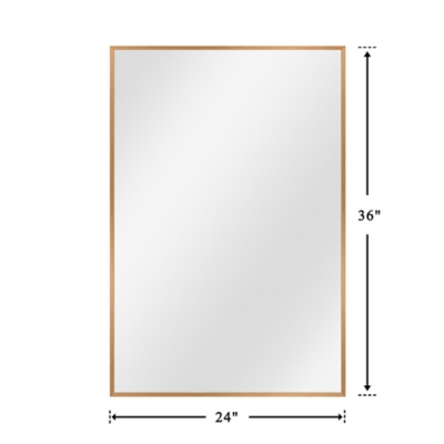 Feronia Rectangular Bathroom Wall Mirrors Set of 2, , large