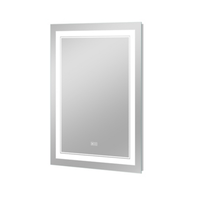 Feronia Rectangular LED Dimmable Anti-Fog Bathroom Vanity Mirror, , large
