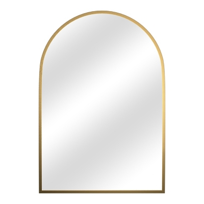 Feronia 38" Arched Bathroom Wall Mirror (Set of 2), Gold, large