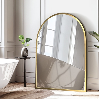 Feronia 40 Arched Bathroom Wall Mirror (Set of 2), Gold