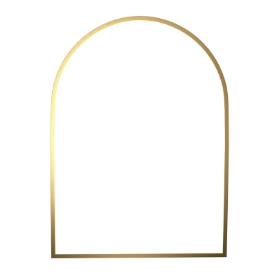 Feronia 40" Arched Bathroom Wall Mirror (Set of 2), Gold, large