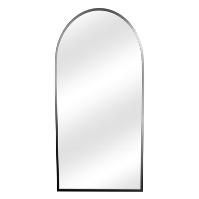 Feronia 47" Arched Bathroom Wall Mirror (Set of 2), Black, large