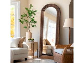 Dulcea 64" Classic Arched Framed Mirror