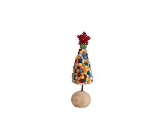 Blissful Pom Pom Tree with Base
