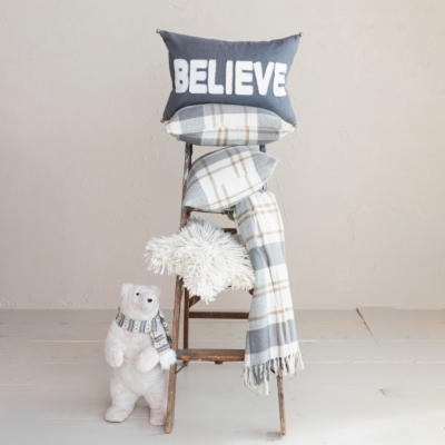 Comforting Plaid Throw, , rollover