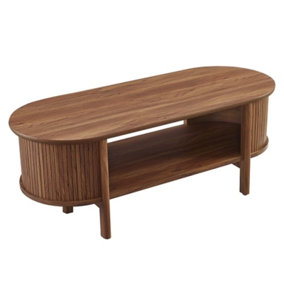Modway Cadence Coffee Table, Walnut, large