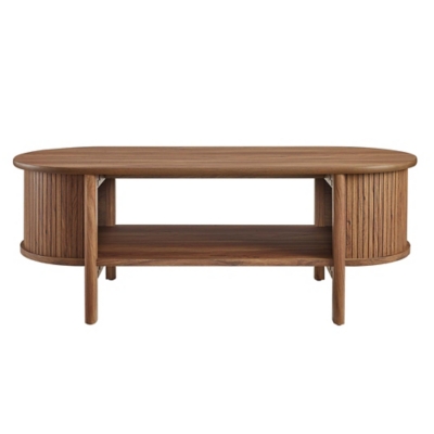 Modway Cadence Coffee Table, Walnut, large