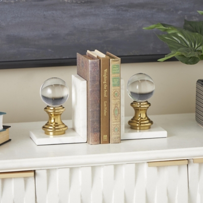 Bayberry Lane Bookends with Orbs (Set of 2), , rollover