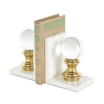Bayberry Lane Bookends with Orbs (Set of 2), , large