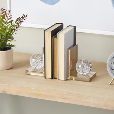 Bayberry Lane Geometric Bookends (Set of 2), , rollover