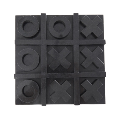 Bayberry Lane Tic Tac Toe Game Set, Black, large