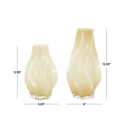 Bayberry Lane Wavy Ombre Vase (Set of 2) - Thumbnail 3