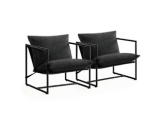ZINUS Sling Accent Chair Set of 2