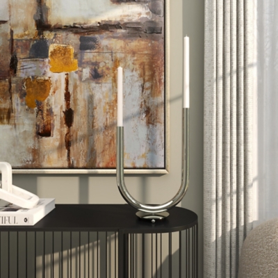 Bayberry Lane Abstract U-Shaped Candelabra, , rollover