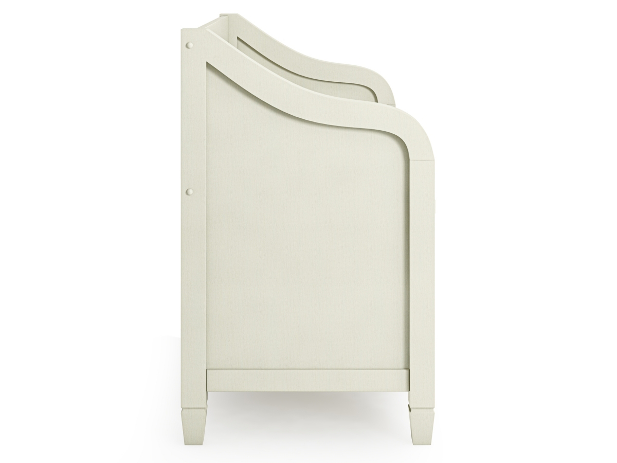 Simpli Home Connaught Entryway Storage Bench, Antique White, large