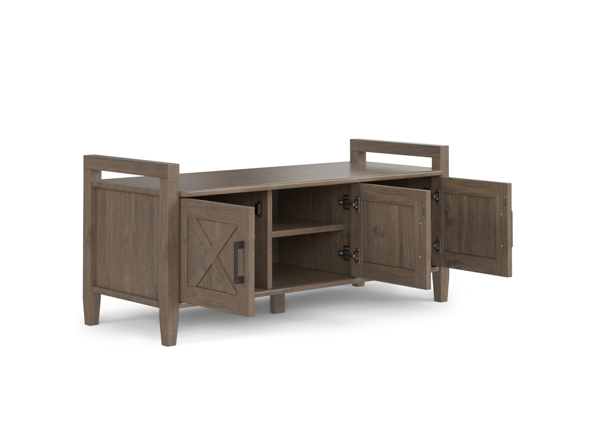 Simpli Home Ela Entryway Storage Bench, , large