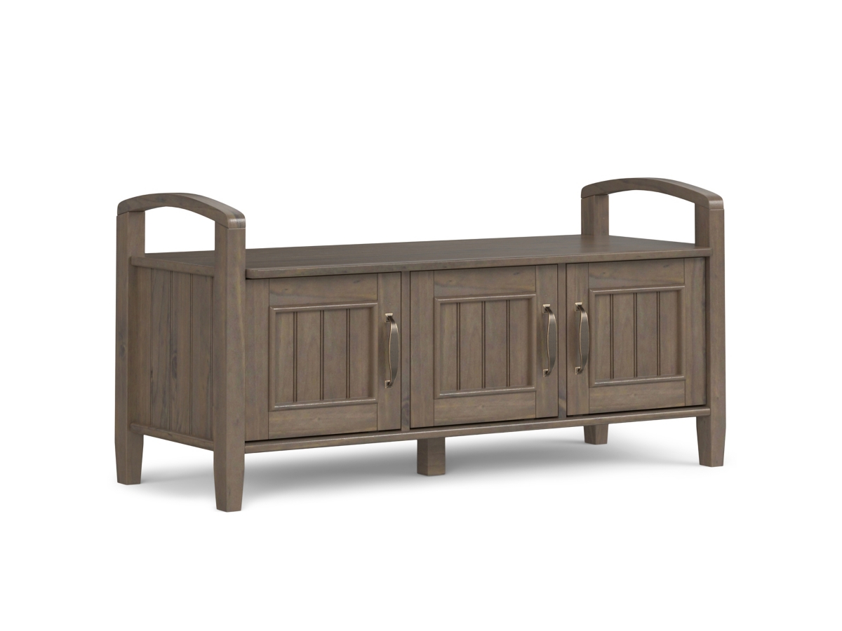Simpli Home Lev Entryway Storage Bench, , large