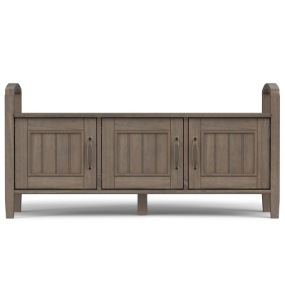 Simpli Home Lev Entryway Storage Bench, , large