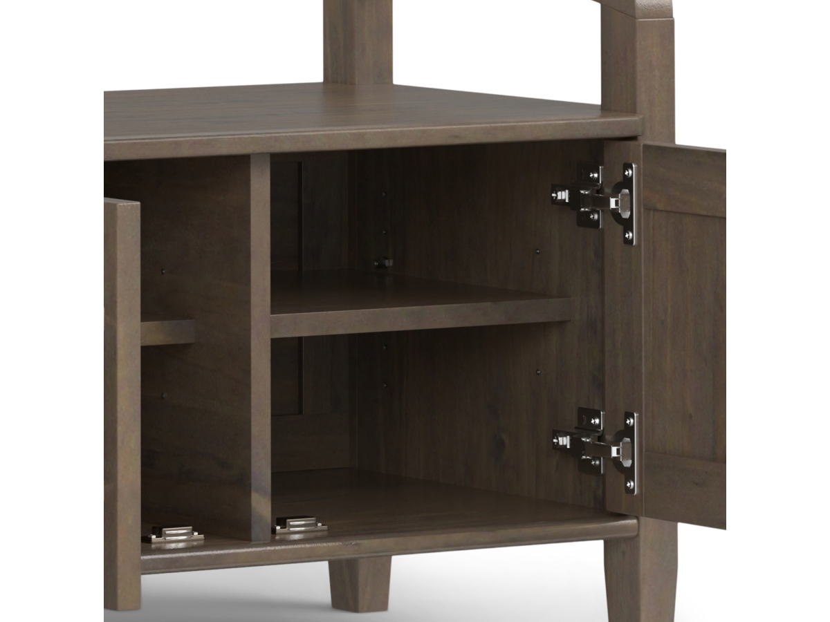 Simpli Home Lev Entryway Storage Bench, , large