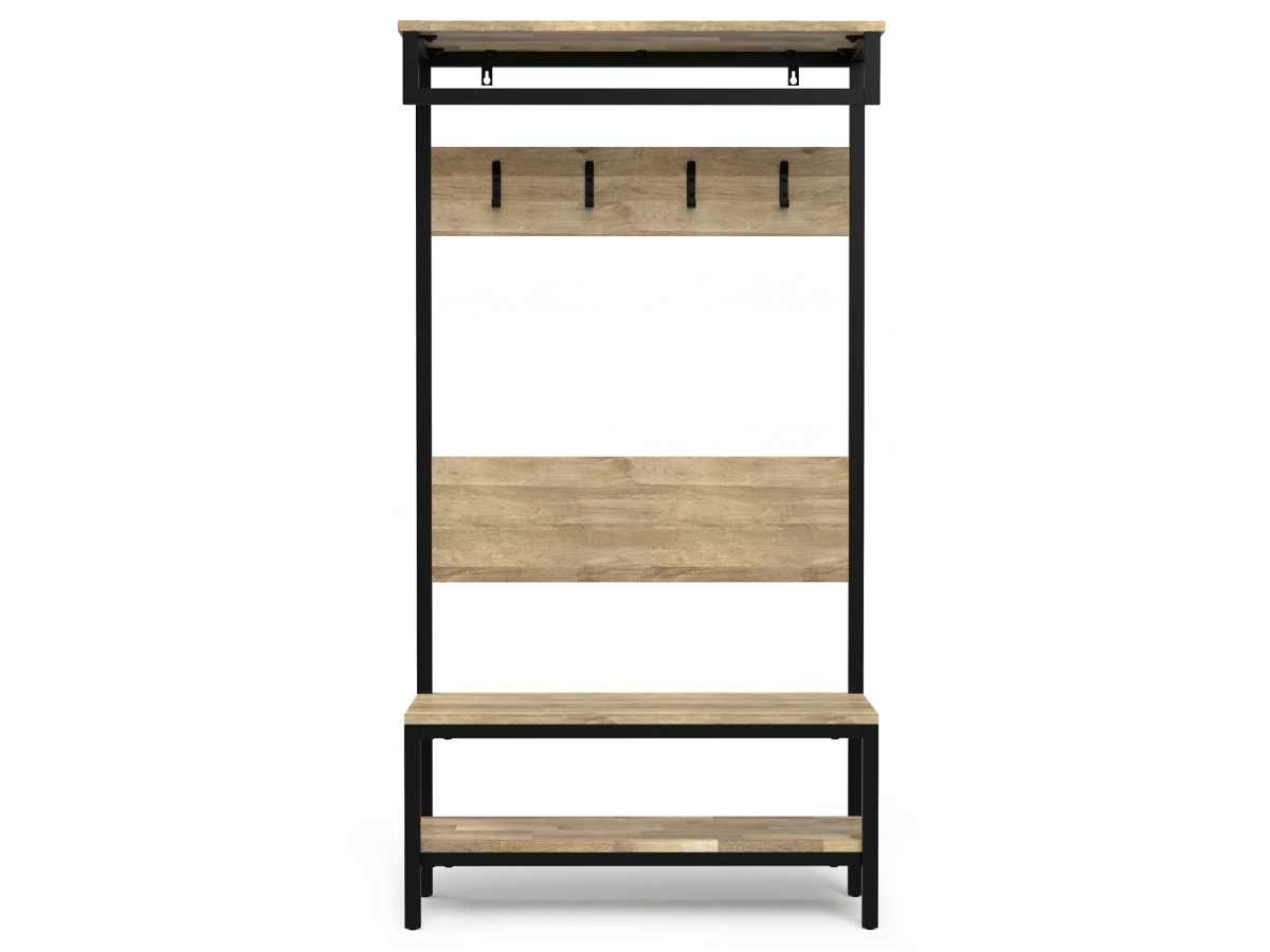 Simpli Home Westmont Entryway Hall Tree Bench, , large