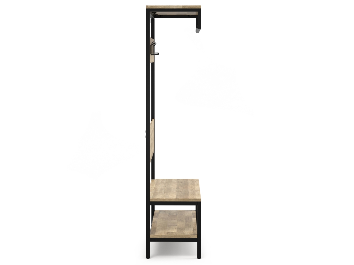 Simpli Home Westmont Entryway Hall Tree Bench, , large