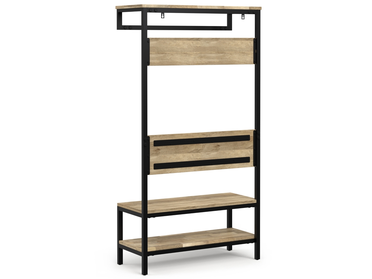 Simpli Home Westmont Entryway Hall Tree Bench, , large