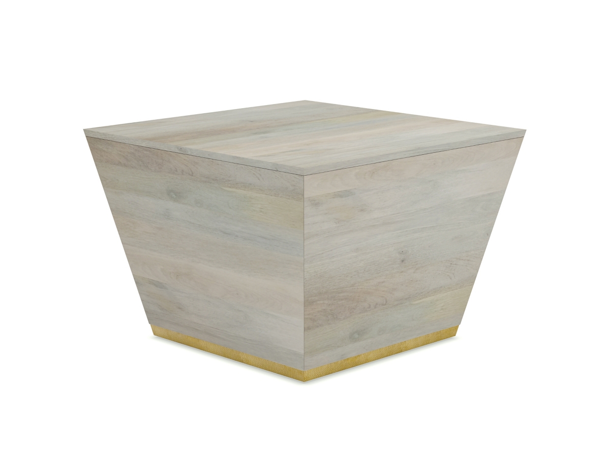 Simpli Home Abba Coffee Table, White Wash, large
