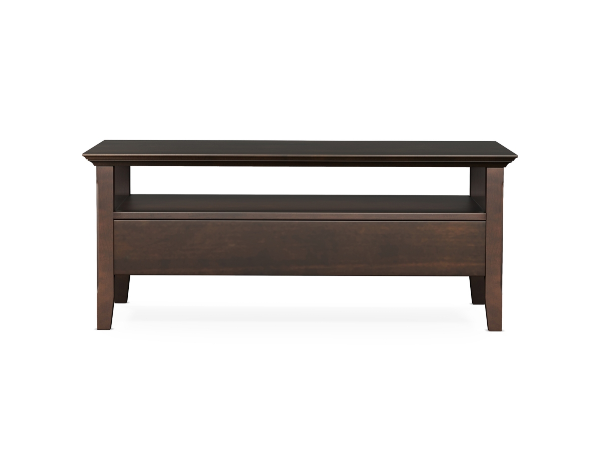 Simpli Home Acadian Coffee Table with Drawer, , large