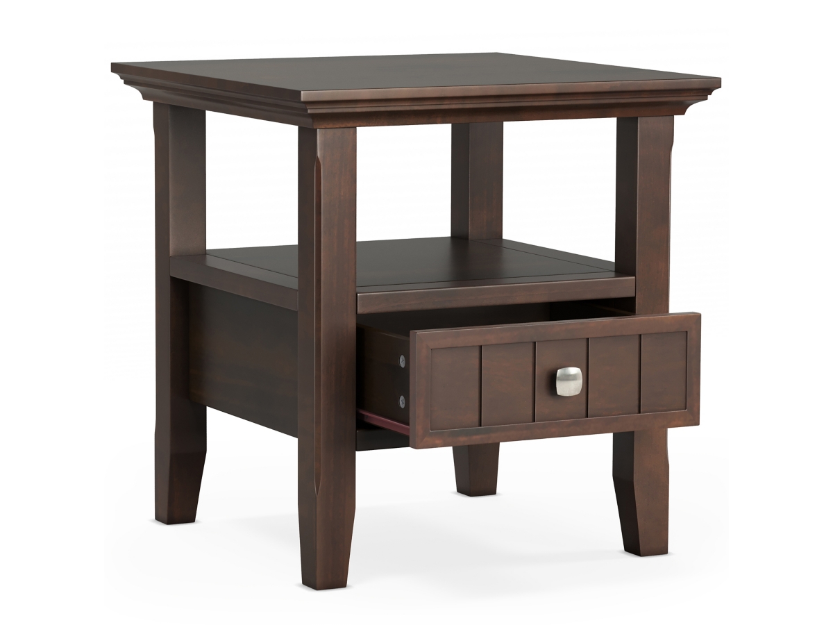 Simpli Home Acadian End Table with Drawer, , large
