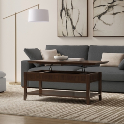 Simpli Home Acadian Lift Top Coffee Table, , rollover