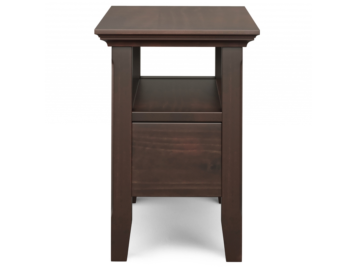 Simpli Home Acadian Narrow Side Table with Drawer, , large