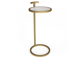 Simpli Home Brook C-Shaped End Table