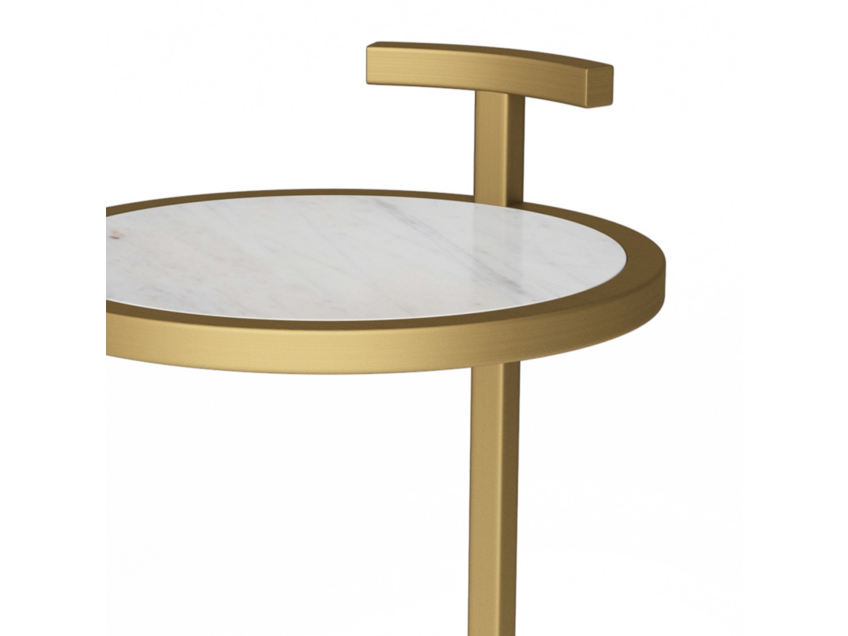 Simpli Home Brook C-Shaped End Table, , large