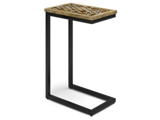 Simpli Home Davisville C-Shaped End Table