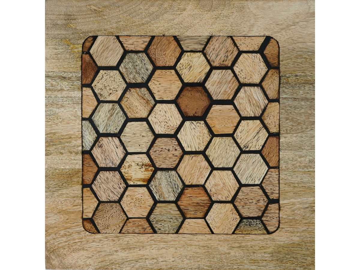 Simpli Home Davisville C-Shaped End Table, , large