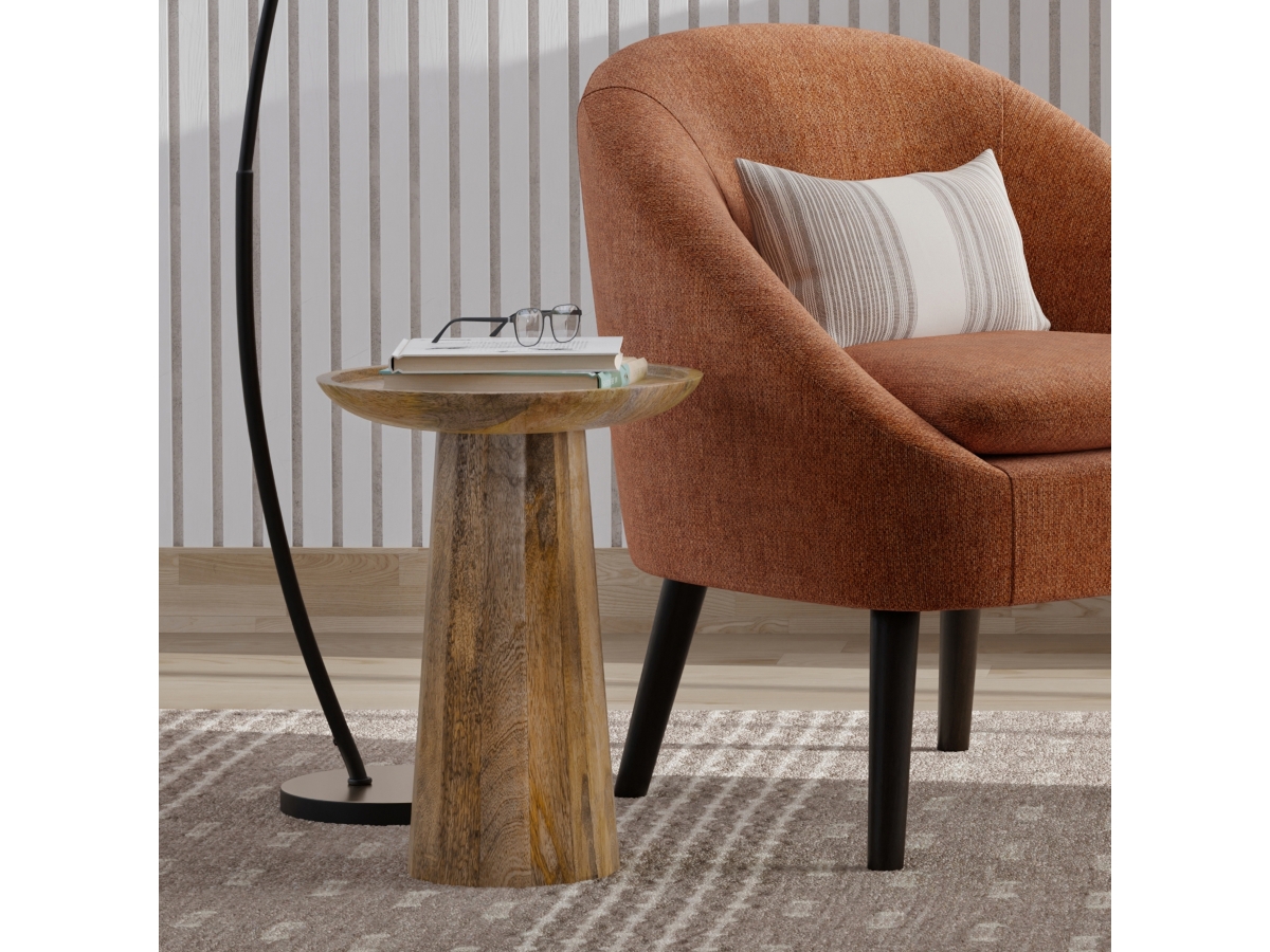 Simpli Home Dayton Accent Table, Natural, large