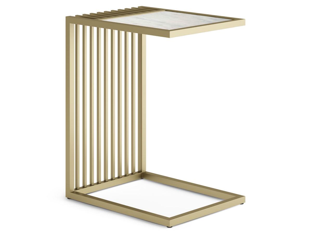 Simpli Home Dorval C-Shaped End Table, , large