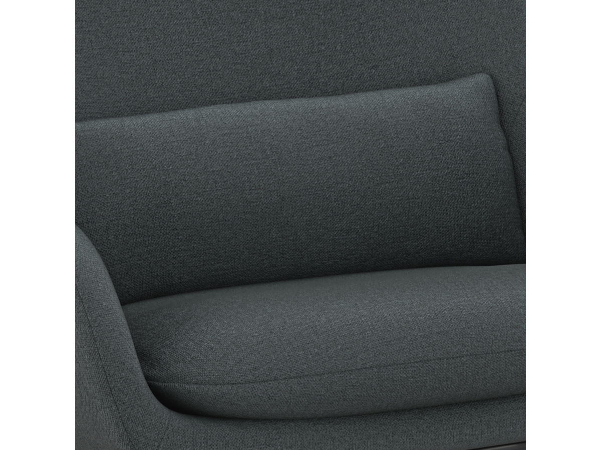 Simpli Home Elmont Accent Chair, Steel Gray, large