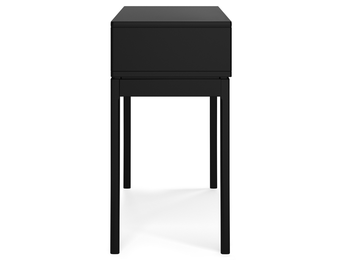 Simpli Home Harper Console Sofa Table, Black, large
