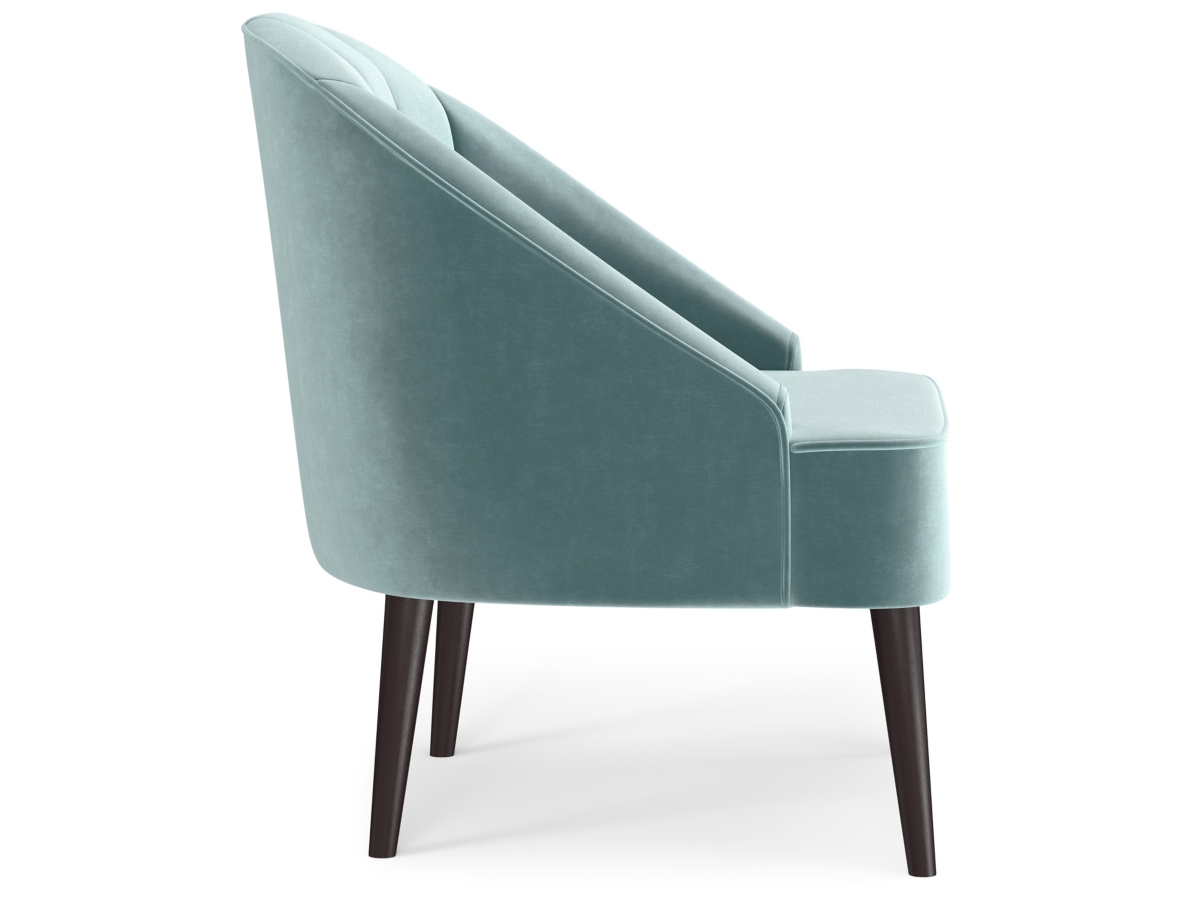 Simpli Home Harrah Accent Chair, Seafoam Blue, large