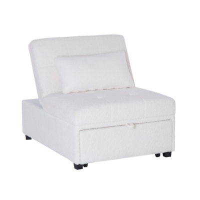 Linon Grayson Sofa Bed, Ivory, large