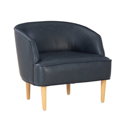 Linon Lenna Accent Chair, Natural, large
