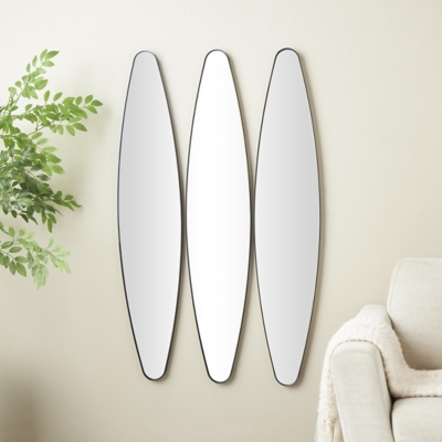 Bayberry Lane Elongated Oval Wall Mirror, , rollover