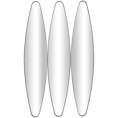 Bayberry Lane Elongated Oval Wall Mirror, , large